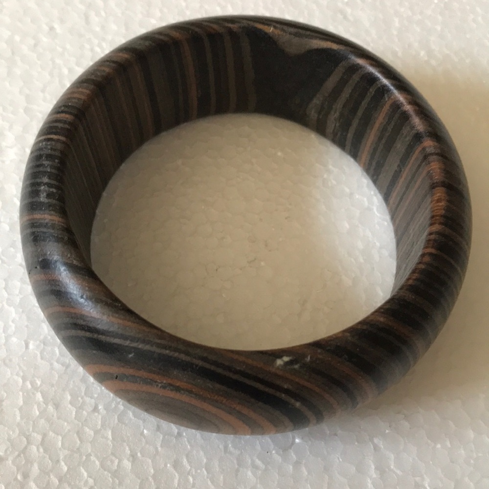 Wood bangle